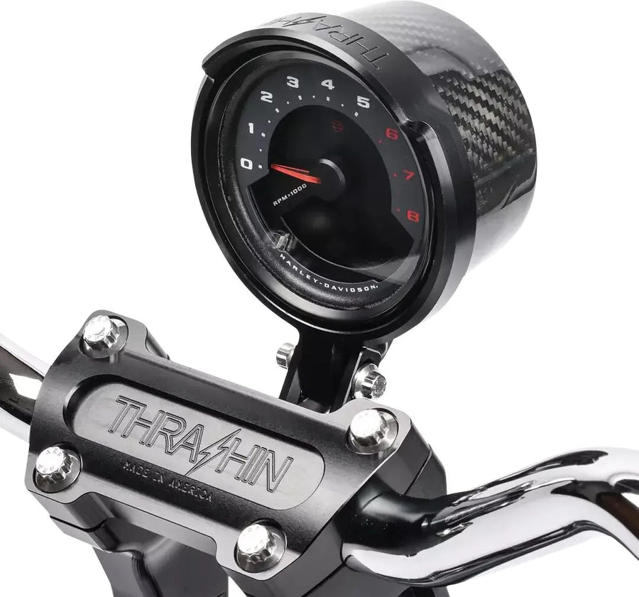 Harley Davidson Softail Street Bob FXBB [THRASHIN SUPPLY CO.] - Softail Gauge Offset Kit