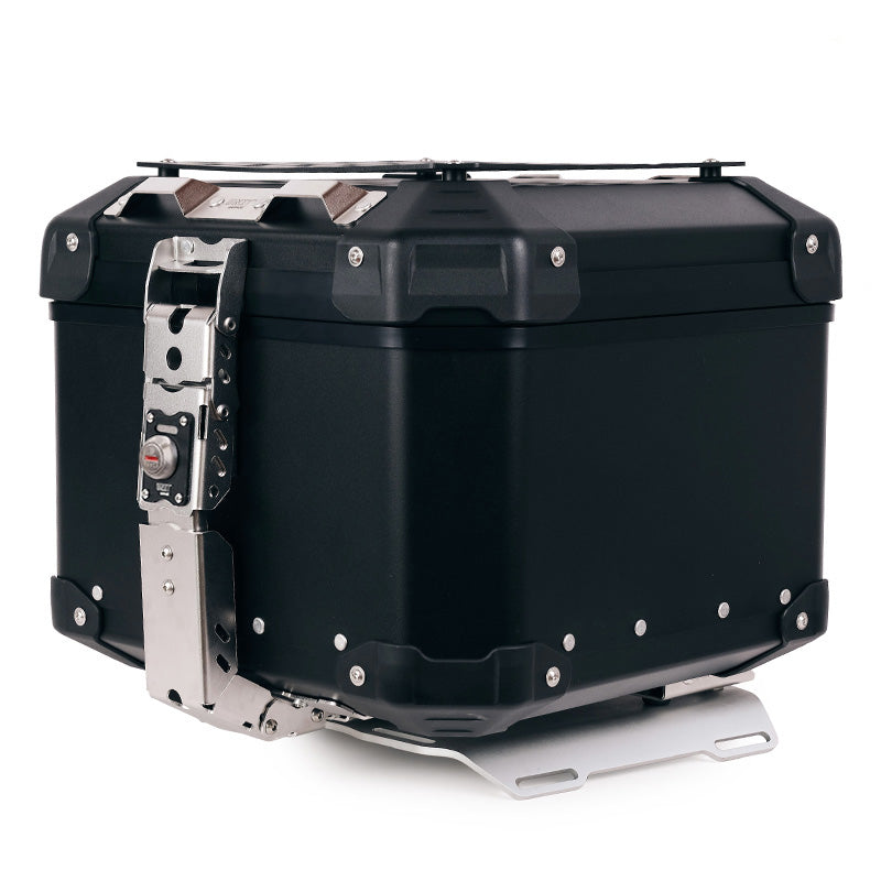 BMW R nineT 1200 Racer [2017-2020] - Atlas 44L Universal-Aluminium-Topcase + Atlas Top Case Platte für Gepäckablage
