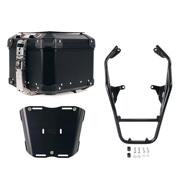 BMW R 12 G/S [2025-2026] - Atlas 44L Universal-Aluminium-Topcase + BMW R12 G/S Gepäckträger mit Soziusgriffen