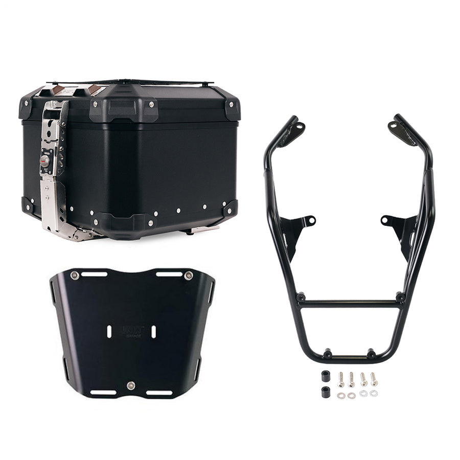 BMW R 12 G/S [2025-2026] - Atlas 44L Universal-Aluminium-Topcase + BMW R12 G/S Gepäckträger mit Soziusgriffen