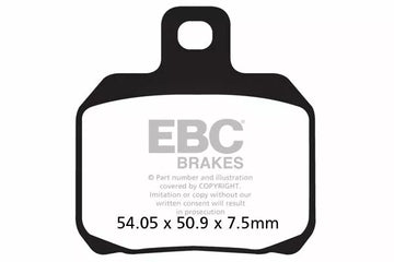 Ducati 848 [EBC] -Half Sinted Vee Brake Pachots