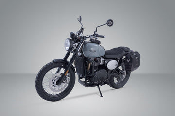 Triumph Street Scrambler 900 [2018-2022] - Sistema de bolsas laterais Legend Gear LC2 Brown Edition esquerda - foto 1