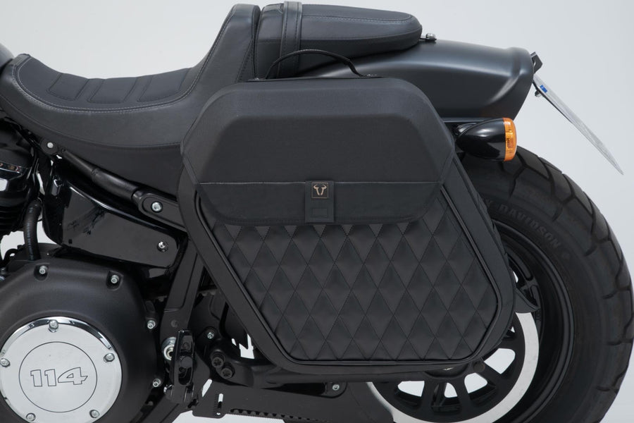 Harley-Davidson FXFB 1750 Softail Fat Bob 107 [2018-2021] - Sistema de bolsas laterais Legend Gear LH2 esquerda - foto 4