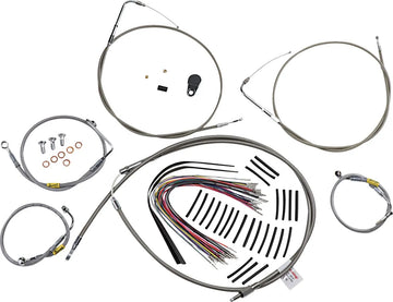 harley davidson touring [BURLY BRAND] - conjunto de encaixe de alça para modelos touring mais antigos com guidão Bagger Bar