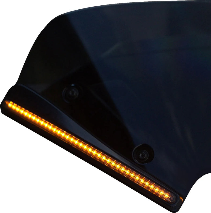 harley-davidson road glide st [CUSTOM DYNAMICS] - Acabamento do pára-brisa em LED com indicadores