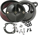 Harley-Davidson FXDBP 1690 Dyna Street Bob Factory Custom [2013, 2015-2016, 2016] - Mini Teardrop Stealth Luftfiltersatz – Oberfläche: Silber – Bild 12