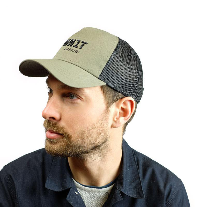 BMW R nineT 1200 Urban G/S (hoher Auspuff) [2017-2023] - Trucker Cap Unit Garage grüner