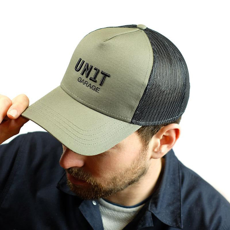 BMW R nineT 1200 Urban G/S (niedriger Auspuff) [2017-2023] - Trucker Cap Unit Garage grüner