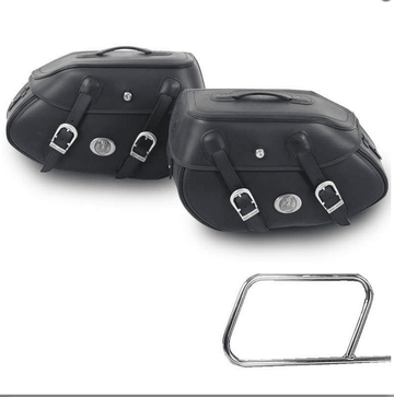 Bolsa de motocicleta [Hepco & Becker] - Bolsas laterais Buffalo marrom – C-Bow