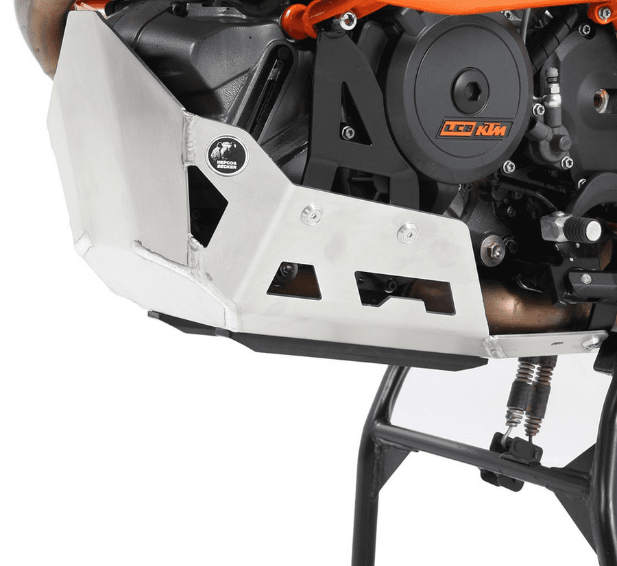 KTM 1050 [2013-2016] - Placa de proteção do motor prateada