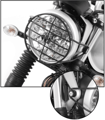 Triumph Speed Twin 900 [2023-2024] - Vista detalhada da proteção da lâmpada
