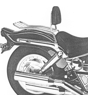 Suzuki VZ 800 Marauder [1996-2003] - Solorack com backrest