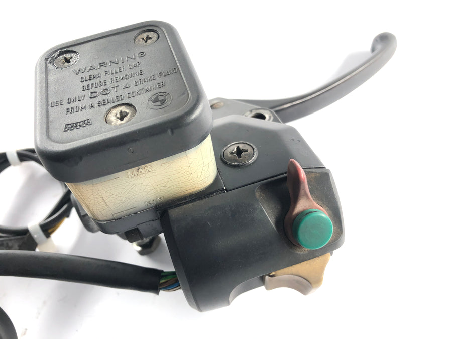 BMW R 100 GS 247E [1991] - Encaixes do guidão à direita com bomba de Handbrake