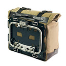 BMW R 1200 GS ADV LC [2014-2018] - Kultige Seitentasche in Canvas 40L - 50L + Aluminiumplatte