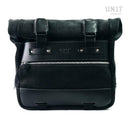 BMW R nineT 1200 Pure [2017-2023] - Kultige Seitentasche aus Spaltleder 40L - 50L + Aluminiumplatte