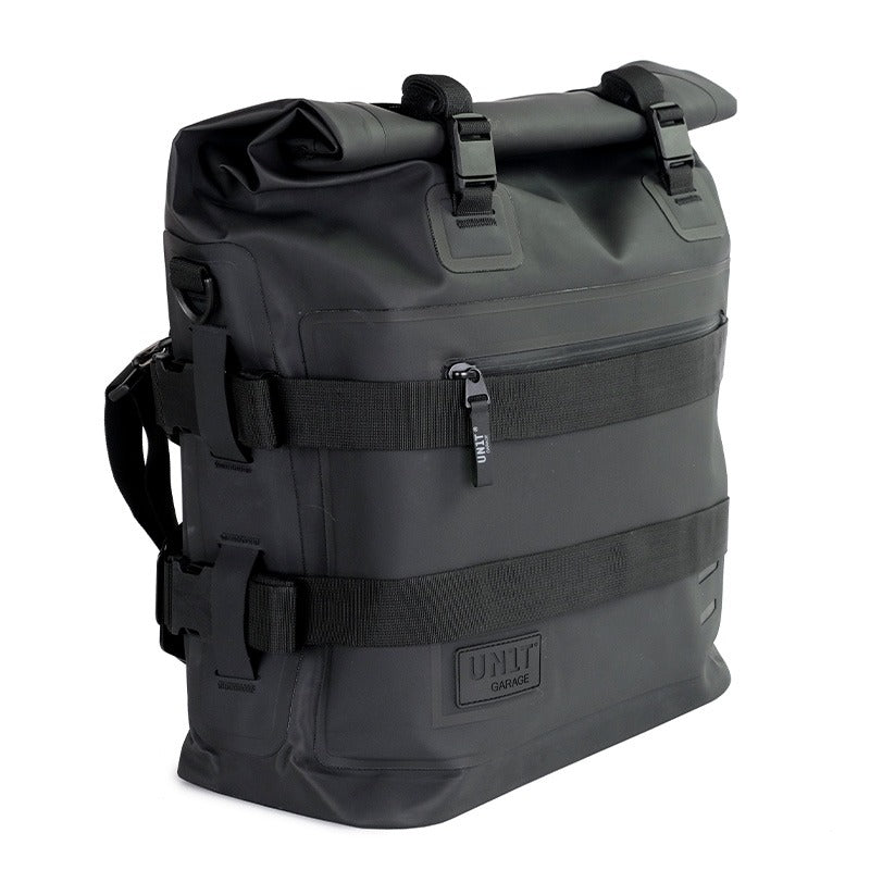 BMW R 1200 GS ADV LC [2014-2018] - Khali Seitentasche aus TPU 35L - 45L + Aluminiumplatte auf der Schalldämpferseite