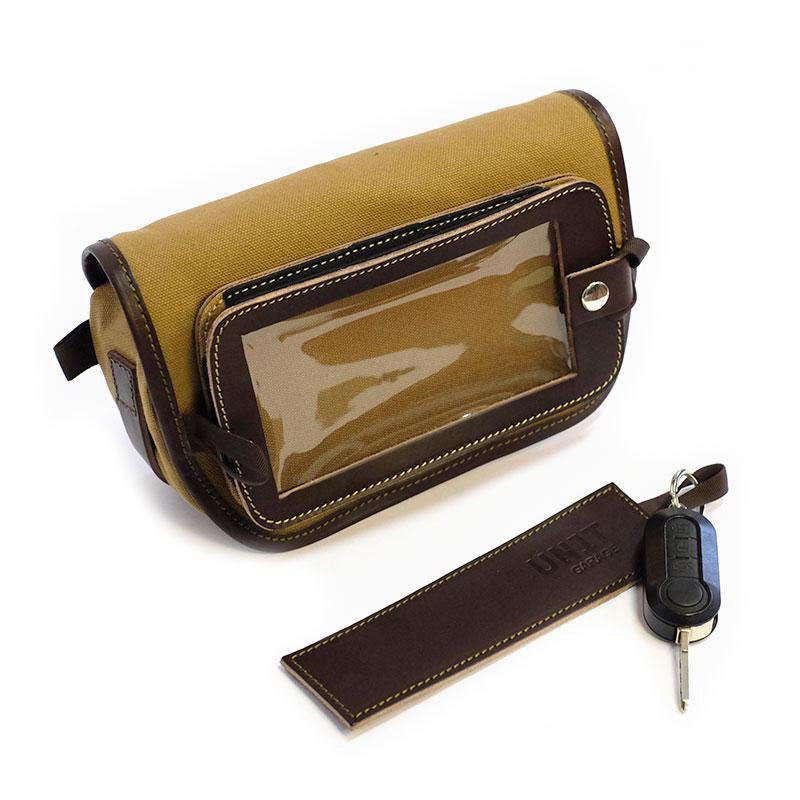 BMW R nineT 1200 Urban G/S (niedriger Auspuff) [2017-2023] - Sahara Canvas Lenkertasche