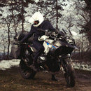 BMW R nineT 1200 Urban G/S (niedriger Auspuff) [2017-2023] - Khali Seitentasche aus TPU 35L - 45L + Aluminiumplatte auf der Schalldämpferseite
