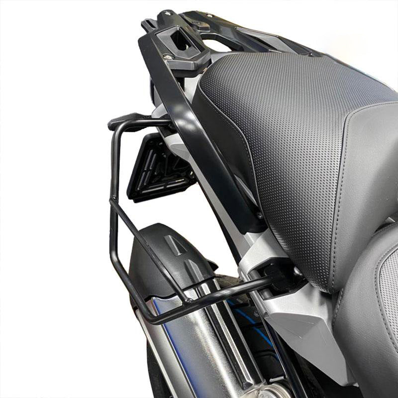 BMW R 1250 GS Adventure [2019-2023] - Seitentasche Scram aus Spaltleder 22L-30L + rechter Rahmen R1200 GS LC