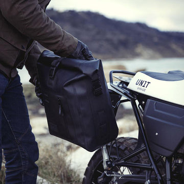BMW R nineT 1200 Racer [2017-2020] - Zwei Khali TPU Seitentaschen + symmetrischer Doppelrahmen