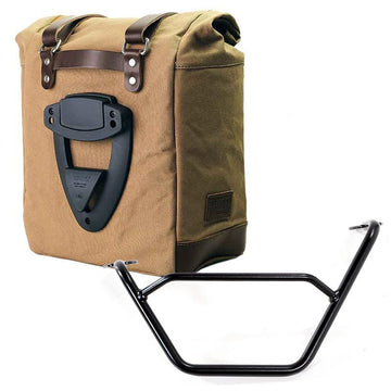 BMW R 1200 GS LC Rad [2013-2019] - Scram Seitenkoffer in Canvas 22L-30L + Linker Hilfsrahmen GS LC