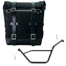 BMW R 1150 GS Adventure [2002-2006] - Bolsa lateral Scram em couro dividido 22-30L com moldura esquerda para BMW GS 850/1100/1150