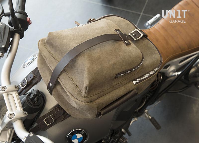 BMW R nineT 1200 Urban G/S (niedriger Auspuff) [2017-2023] - Tankrucksack aus Spaltleder