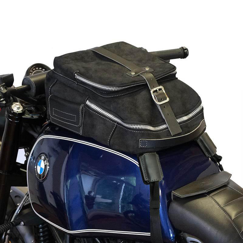 BMW R nineT 1200 Urban G/S (hoher Auspuff) [2017-2023] - Tankrucksack aus Spaltleder