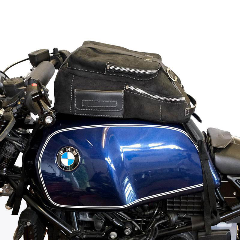 BMW R nineT 1200 Urban G/S (hoher Auspuff) [2017-2023] - Tankrucksack aus Spaltleder