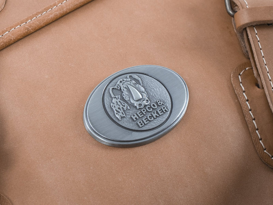 Hepco & Becker [Hepco & Becker] - bolsa única de couro Buffalo