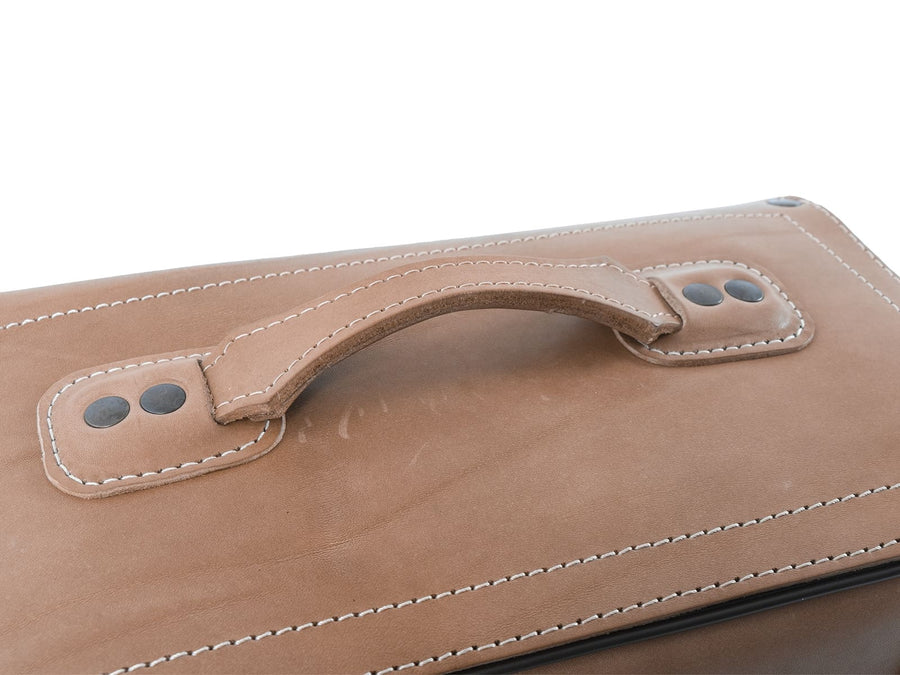 Hepco & Becker [Hepco & Becker] - bolsa única de couro Buffalo