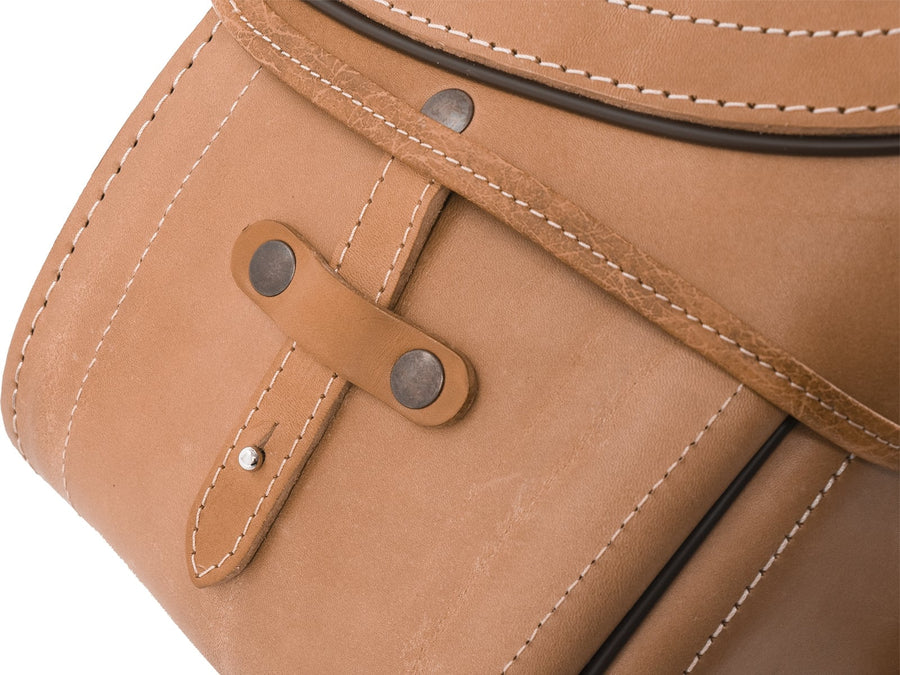 Hepco & Becker [Hepco & Becker] - bolsa única de couro Buffalo