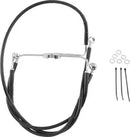 Harley Davidson Flhr [DRAG SPECIALTIES] - Kit de linha de freio estendida de vinil preto