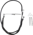 Harley Davidson Flhr [DRAG SPECIALTIES] - Kit de linha de freio estendida de vinil preto
