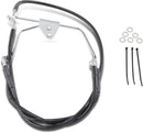 Harley Davidson Flhtcui [DRAG SPECIALTIES] - Kit de linha de freio de vinil preto estendido-2