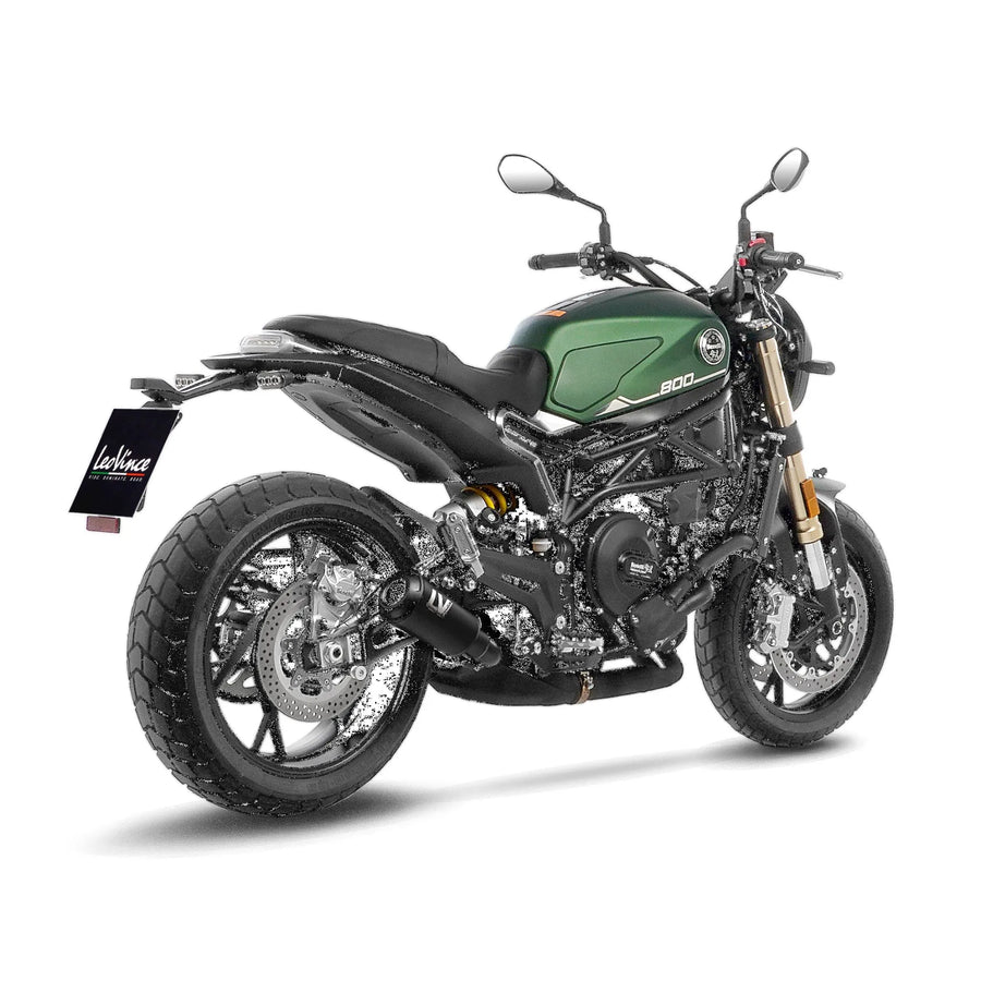 benelli leoncino 800 [LEOVINCE] – silenciador traseiro preto LV-10
