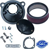 Harley-Davidson Xl 1200 Xs Forty Eight Special [2020] - Mini Teardrop Stealth Luftfilter-Kit – Oberfläche: Silber – Bild 11