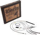 harley davidson flfb [BURLY BRAND] - Kit de cabo de guidão e linha de freio para guidão Burly Ape-2