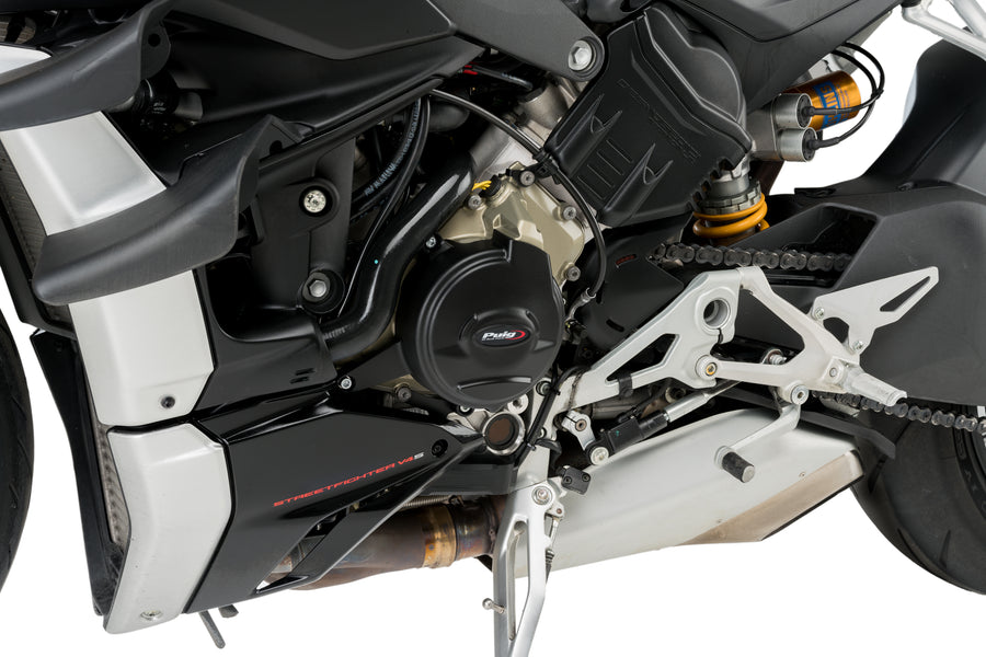 DUCATI STREETFIGHTER V4S [2022] – Protetores de motor – Preto