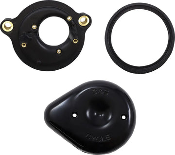 Harley-Davidson FLI 1868 Hydra-Glide Revival 114 [2024] - Mini Teardrop Stealth Luftfilter-Kit – Oberfläche: Schwarz – Bild 2