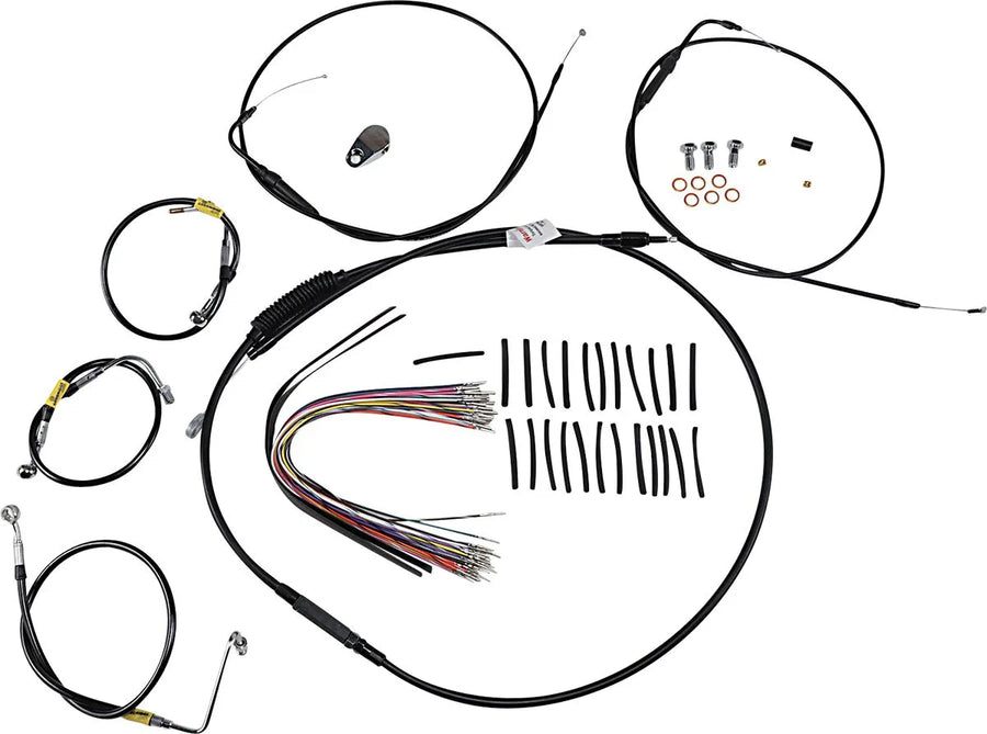 harley davidson touring [BURLY BRAND] - conjunto de encaixe de alça para modelos touring mais antigos com guidão Bagger Bar