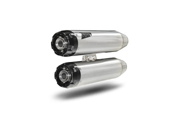 Harley Davidson Softail Street Bob FXBB [ZARD] – Silenciador slip-ons sobreposto para HD-SOFTAIL M8