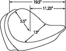 Harley Davidson flst [DRAG SPECIALTIES] – Assento individual, encosto compatível-6