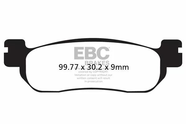 Yamaha YZF R1 [EBC] – pastilhas de freio “TT” Sport Carbon Fusion
