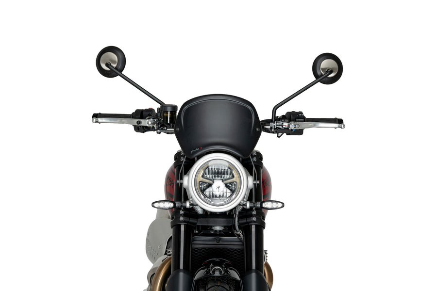 TRIUMPH SCRAMBLER 1200X [2025] – Painel frontal ABS – Preto mate