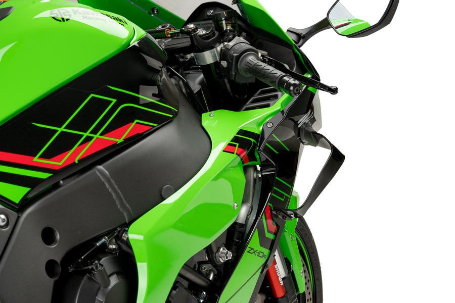 KAWASAKI ZX-10RR [2025] – Spoiler lateral de corrida – Preto