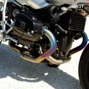 BMW R nineT 1200 Urban G/S (niedriger Auspuff) [2017-2023] - Abgaskrümmer ohne Katalysator in Titan mit sichtbarer Schweißung (EURO 3, EURO 4)