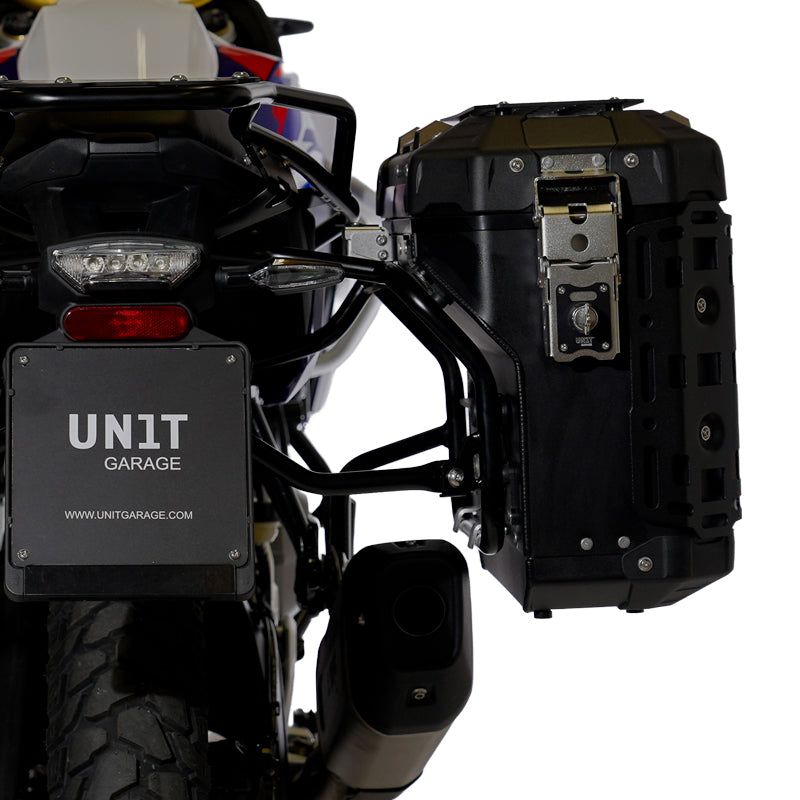 BMW F 450 GS [2026-] - Par de bolsas Atlas alumínio 39L + 32L + Estrutura de alforje Atlas alumínio