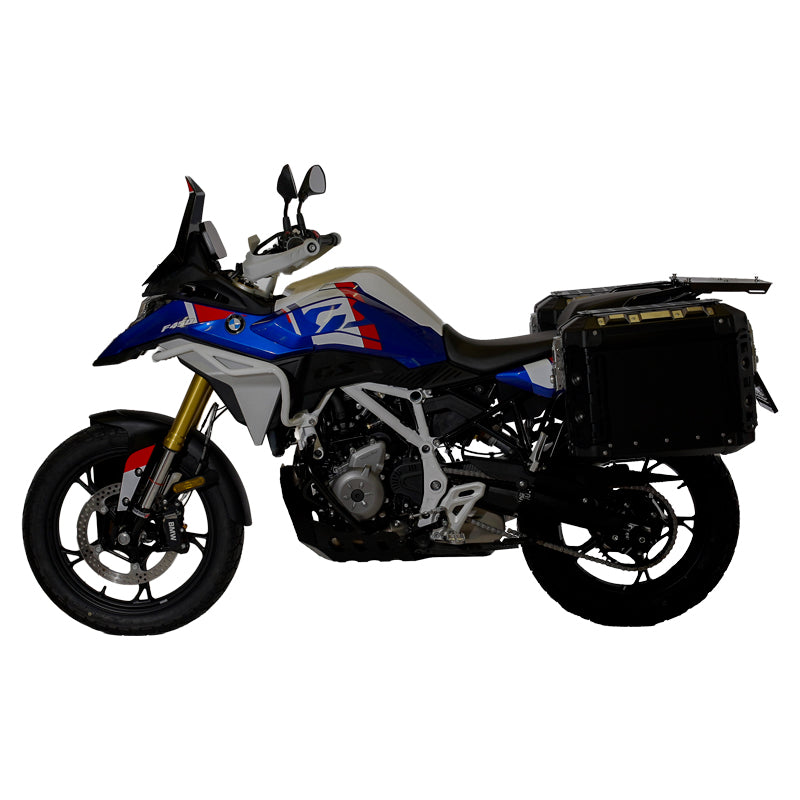 BMW F 450 GS [2026-] - Par de bolsas Atlas alumínio 39L + 32L + Estrutura de alforje Atlas alumínio