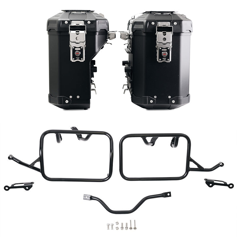 BMW R 12 G/S [2025-2026] - Atlas Aluminium-Taschenpaar 39L+32L + Atlas BMW R12 G/S Aluminium-Satteltaschenrahmen